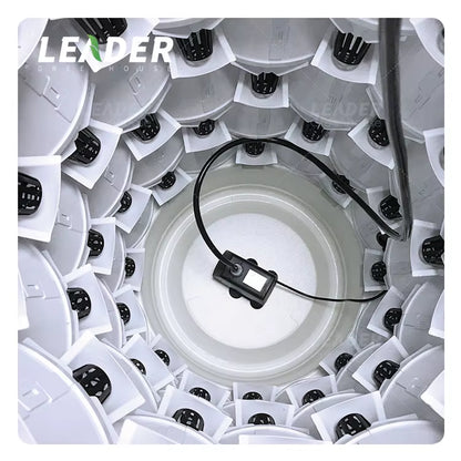 Hydroponic Gardening Systems 10 Layer 80 Holes Large Pineapple Hydroponic Tower with LED Lights for Sale Pineapple Tower