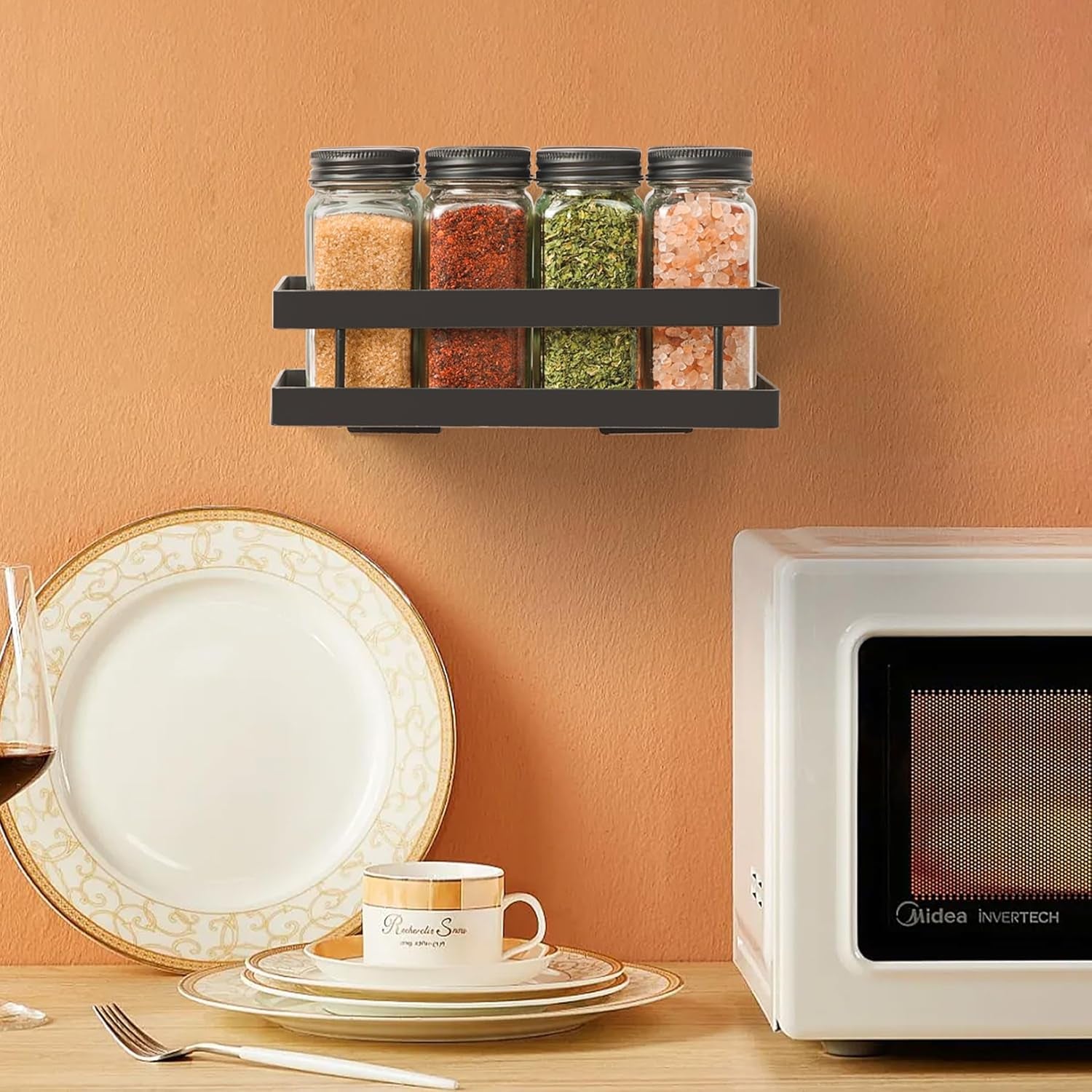 6Pcs 4Oz Glass Spice Jars with Shaker Lids, 21 Labels, Spice Jars Trial Set & Supplement Set, Empty Spice Containers and Square Spice Bottles for Kitchen and Seasoning