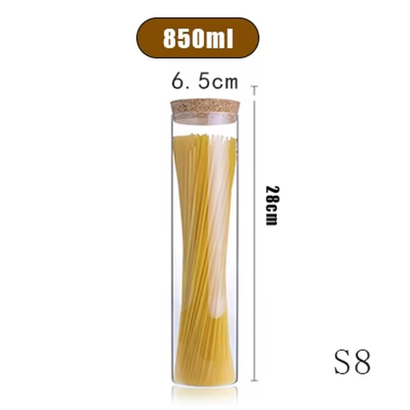 Mason Candy Jar for Spices Glass Bamboo Cover Container Glass Jars with Lids Cookie Jar Kitchen Jars and Lids Wholesale